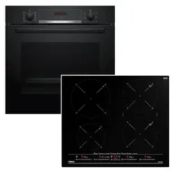 BOSCH Induktions Herd-Set mit Teleskopauszug von Bosch