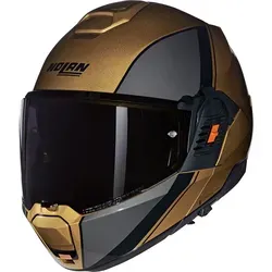 NOLAN N120-1 Klapphelm für Motorradfahrer - Motorradhelm in Größe M (58) mit getöntem Visier und Ratschenverschluss, ideal für sicheres Fahren. ECE 22.06 zertifiziert, bietet hohen Schutz und Komfort.