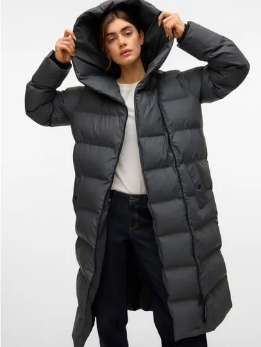 Vero Moda Steppmantel in Dunkelgrau in schwarz von VERO MODA
