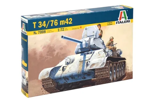 1:72 Italeri T 34/76 Russian Tank Kit IT7008 Modellbau