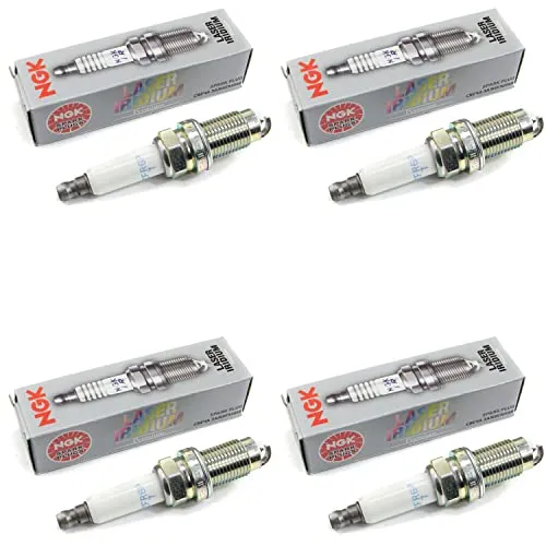 NGK Laser Iridium IZFR6P7 Zündkerzen Set 4 Stück - Zündkerzen von NGK für zuverlässige Leistung und hohe Lebensdauer. Ideal für optimale Verbrennung und Entlastung der Zündspule. Set mit 4 Stück für Ihren Bedarf.