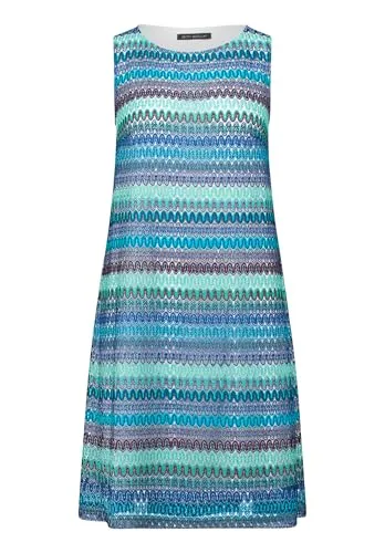 Produktbild Betty Barclay Damen Etuikleid ohne Arm 48, Blau/Grün