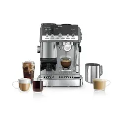 NINJA ES352EU Luxe Café MINI Plus – All-in-One Espresso- und Filterkaffeemaschine in Silber