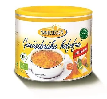 Erntesegen 6x Gemüsebrühe ohne Hefeextrakt 220g - Sonstige - Natürliche Gemüsebrühe ohne Hefeextrakt, ideal für eine gesunde Ernährung und vielseitig einsetzbar in der Küche.
