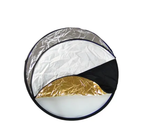 Dynasun Falthintergrund Reflektor 5in1 rund, Zusammenfaltbarer Reflektor mit 5 Oberflächen