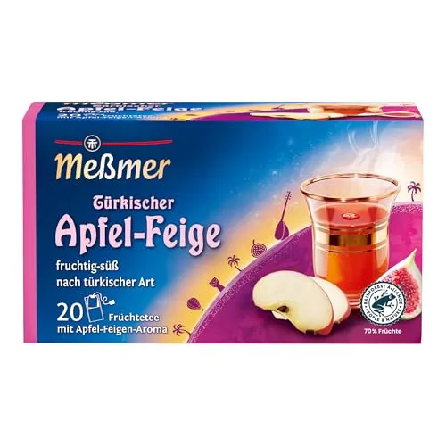 Messmer Türkischer Bayram Apfel Feige Früchtetee 20 Beutel