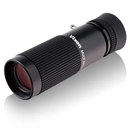 Vixen Monokular Multi Monocular H 8x20 - Ferngläser mit 8-facher Vergrößerung, kompakt und leicht für unterwegs, ideal für Naturbeobachtungen und Reisen.