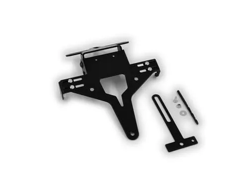 ZIEGER Kennzeichenhalter Typ 6 - Universeller Kennzeichenträger mit sportlicher Optik, verstellbarem Neigungswinkel und hoher Witterungsresistenz - ideal für alle Kennzeichentypen.