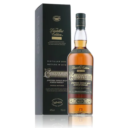 Cragganmore Distillers Edition Whisky 2005/2018 - Limited Edition Whisky aus Speyside, 13 Jahre alt, in stilvoller Geschenkbox – ideal für Sammler und Genießer.