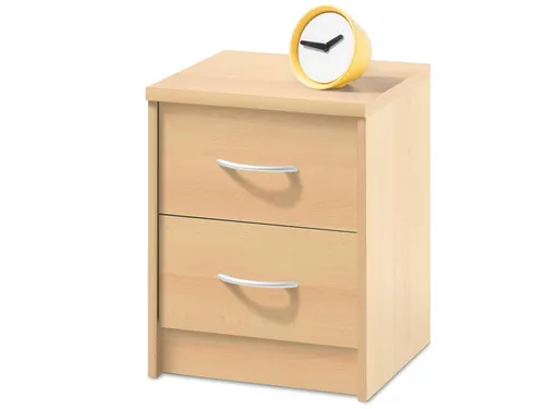 Stella Trading Optimus Kommode 9 - Kommode in Holzwerkstoff mit 2 Schubkästen, stabil und vielseitig in 4 Farben erhältlich – ideal für jedes Zuhause.