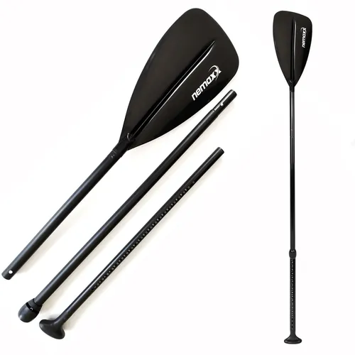 NEMAXX® Paddel für Stand-Up Paddling 3-Teilig [Aluminium] in schwarz von Nemaxx