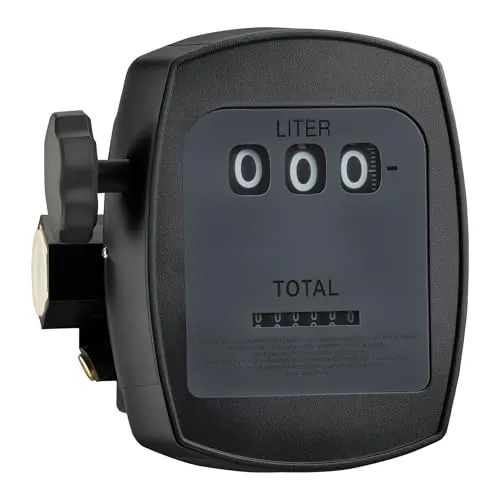 Wiltec Zähler für Diesel Heizöl 3 bar 10-60l/min mit 32mm (1