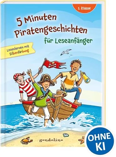 Minuten Piratengeschichten für Leseanfänger: Erstlesebuch mit kurzen Geschichten und großer Fibelschrift ab 6 Jahren 5