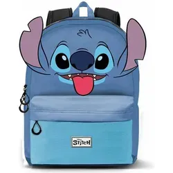 Lilo und Stitch Cool-Plus Heady HS Rucksack - Blau, 30 x 44 cm, 23 L Kapazität, strapazierfähig und mit 3D-Details für urbanen Style