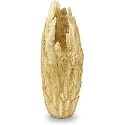 Kare Design Vase Feathers Gold