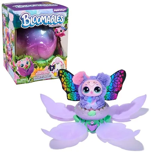 Hatchimals Bloomables Puppyfly - Interaktives Stofftier mit doppelter Verwandlung, über 100 Geräuschen und Reaktionen – für Kinder ab 4 Jahren ein spannendes Überraschungsspielzeug!