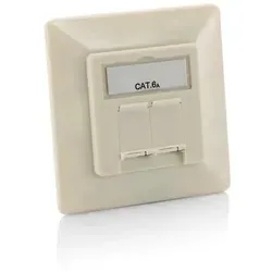 Equip Cat.6A Deutsche Modulblende Frontplattem, 5pcs/pack