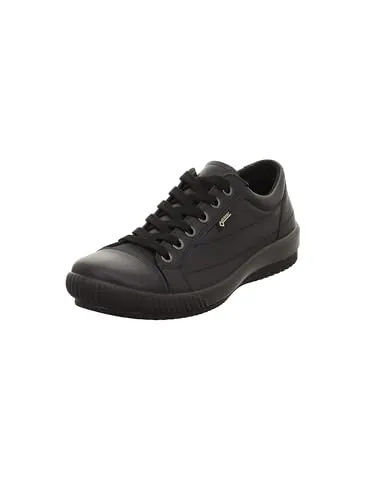 Legero Halbschuhe Leder Schnürschuh schwarz 36 EU - Sneaker aus hochwertigem Leder, bequem mit 3.5 cm Blockabsatz, ideal für lässige Outfits und den Alltag.