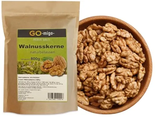 Walnüsse geschält Walnußkerne Walnuss naturbelassen Top & Frisch 0,8 kg