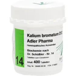 Biochemie Adler 14 Kalium bromatum D 12 Tabletten 400 St