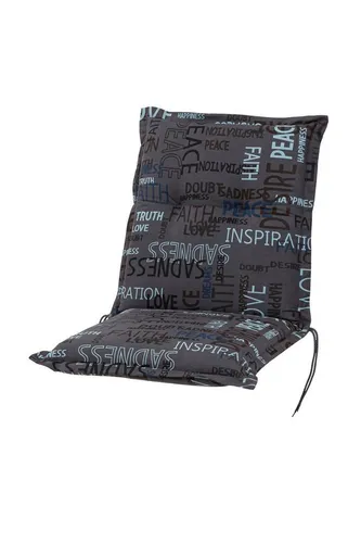 KETTtex Polsterauflage Niederlehner Florence 0575 - Hochwertige Auflage für Gartenstühle, 100% Baumwolle, verstellbares Halteband und Bindebänder für optimalen Sitzkomfort, ideal für den Außenbereich.