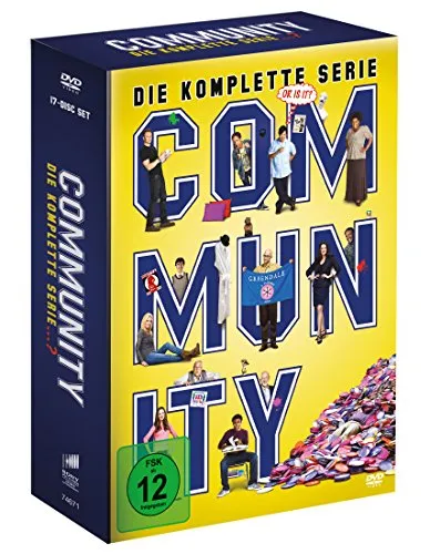 Community - Die komplette Serie (17 DVDs) - Unterhaltung für Fans der Kultserie, alle 6 Staffeln auf 17 DVDs, ideal für Serienmarathons und Sammler.