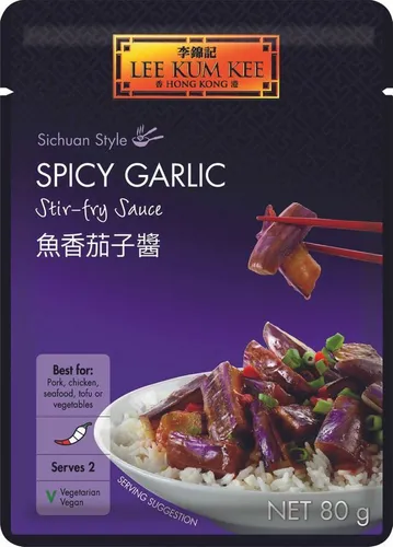 [ 80g ] Lee Kum Kee Scharfe Knoblauch Sauce / Szechuan Style Spicy Garlic Sauce