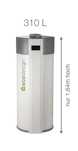 Ecodesign Warmwasser Wärmepumpe ED 310 compact WT - Wärmepumpe für effiziente Warmwasserbereitung, energieeffizient und umweltfreundlich, ideal für nachhaltige Haushalte.