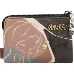 Anekke Heartbeat Mittelgroße Geldbörse - Portemonnaies mit funktionalem Design, ideal für Damen. Kompakte Maße von 15/10/3 cm bieten ausreichend Platz für Karten und Bargeld.