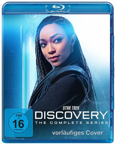 Star Trek: Discovery - Die komplette Serie Blu-ray Box - Blu-ray Box der kompletten Serie, FSK 16, bietet aufregende Abenteuer im Star Trek Universum für Fans und Sammler.