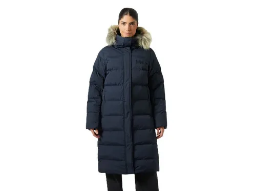 Helly Hansen Women's Aria Long Parka - Wintermantel Gr. S blau - Stylischer Wintermantel mit Kunstfellkapuze, ideal für kalte Tage. Farbe: Blau, Größe: S. Hochwertige Materialien sorgen für Wärme und Komfort. Entdecken Sie weitere Produkte von Helly Hansen bei Bergfreunde.de!