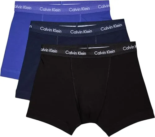 Calvin Klein Herren 3er-Pack Hüft-Shorts in blau von Calvin Klein