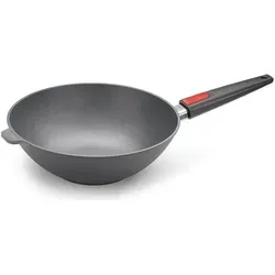 Woll Guss-Schwenkpfanne 30 cm - Aluminium Wok Pfanne - Pfannen für vielseitige Küchenanwendungen, ideal zum Braten und Schmoren dank der innovativen Guss-Technologie für gleichmäßige Wärmeverteilung.