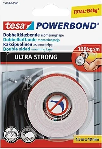 Produktbild Tesa Doppelklebeband Ultra Strong weiß 55791