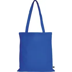 TEXXILLA Tasche aus Fairtrade-zertifizierter Baumwolle mit zwei langen Henkeln, royalblau