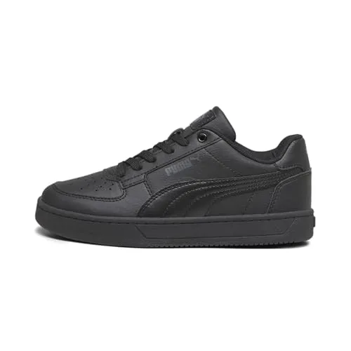 PUMA Caven 2.0 Jr Sneaker - Leichtgewichtiger Komfort in Schwarz und Cool Dark Gray - Sneaker mit abriebfester Gummi-Außensohle und PUMA Formstrip, perfekt für aktive Kinder, die Stil und Funktionalität schätzen.