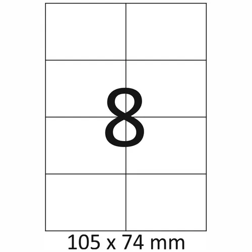 Produktbild Etiketten A4 105 x 74mm 100 Blatt = 800 Stück