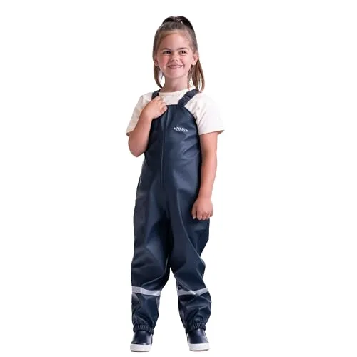 BMS Kinder Softskin Matschhose (Größe 86, blau) - Hardshellhose für Kinder, wasserfest und atmungsaktiv – perfekt für unbeschwerte Spielstunden im Freien.