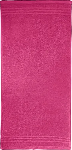 REDBEST Handtuch New York pink Größe 50x100 cm - leichte, weiche Qualität, saugstark, sehr strapazierfähig, 100% Baumwolle