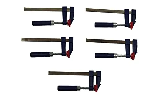 Schraubzwinge Set 150x50 Zwinge Leimzwinge Klemmzwinge Einhandzwinge 5 x