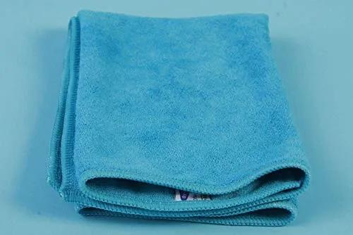 Staubsaugerladen.de Mikrofasertuch, Fenstertuch 40x40 cm streifenfrei | Reinigungstuch, Glastuch, Poliertuch, 70% Polyester, 30% Polyamid, waschbar bis 95°C, für Fenster, Spiegel und Möbel