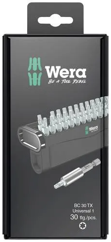 Wera Bit-Check 30 TX Universal 1 SB 05057900001 Bit-Set 30teilig TORX