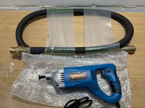 IMAYCC Betonrüttler 1300W 220V 4300 U/min, 2m Schlauchlänge aus Kupfer Betonwerk