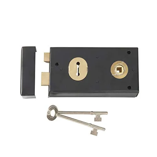 Yale Locks P401 Visi Pack Riegelschloss 138 x 76 mm schwarzes Finish