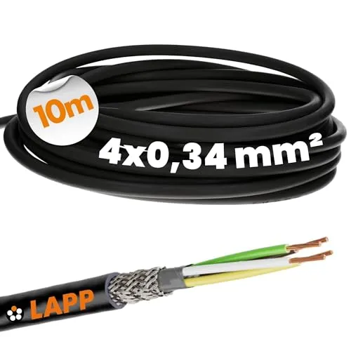 Lapp Kabel 1030497 UNITRONIC LiYCY 4x0,34 Schwarz von Lapp