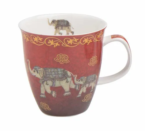tealogic Tasse Nelson Elefant Teetasse Henkelbecher Kaffeebecher Fine Bone China