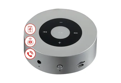 KAMINIO Knister Lautsprecher Moritz in silber von KAMINIO