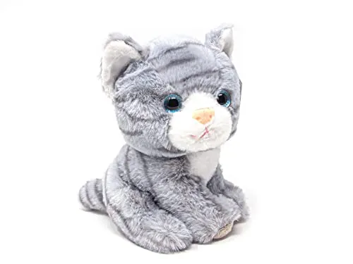 Cornelißen Kuscheltier - Katze grau - 23 cm