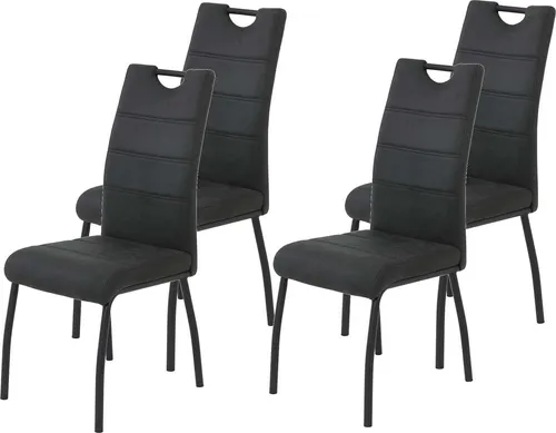 HELA 4-Fußstuhl PETRA (Set, 4 St) in grau von Hela