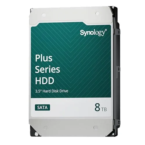 Synology Festplatte HAT3310-8T - 3,5 Zoll, intern, SATA III, 8TB, ideal für RAID und NAS-Umgebungen, 24/7 Dauerbetrieb